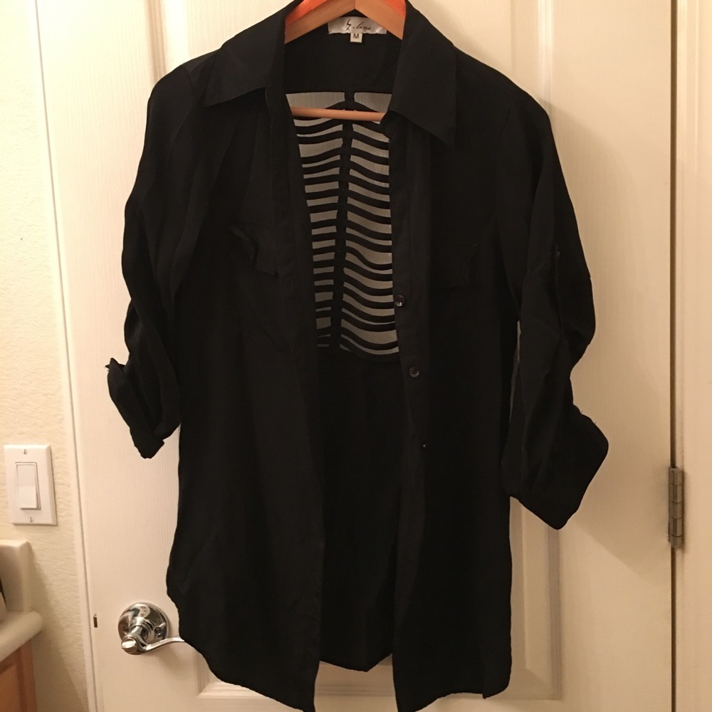Cutout blouse